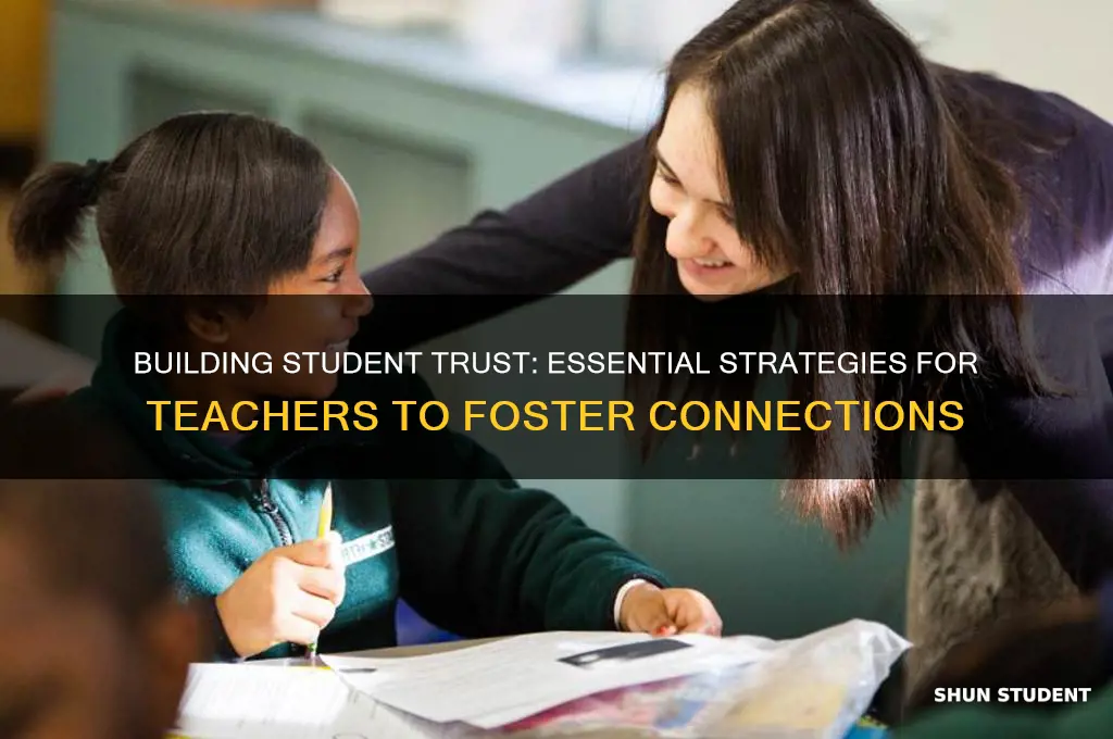 how can a teacher build trust for a student