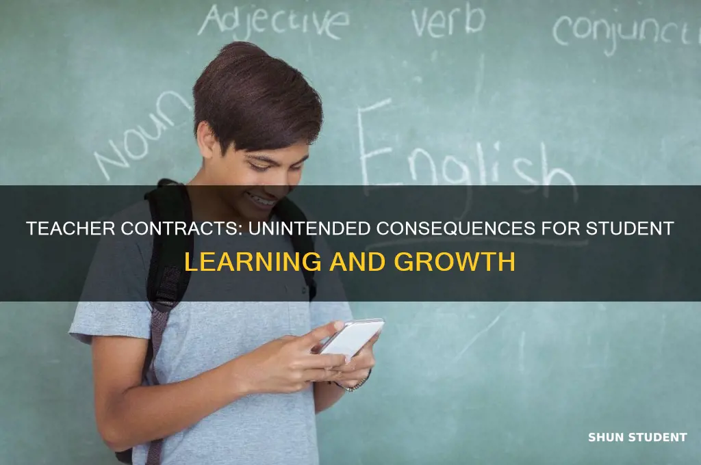 how can a teacher contract hinder students