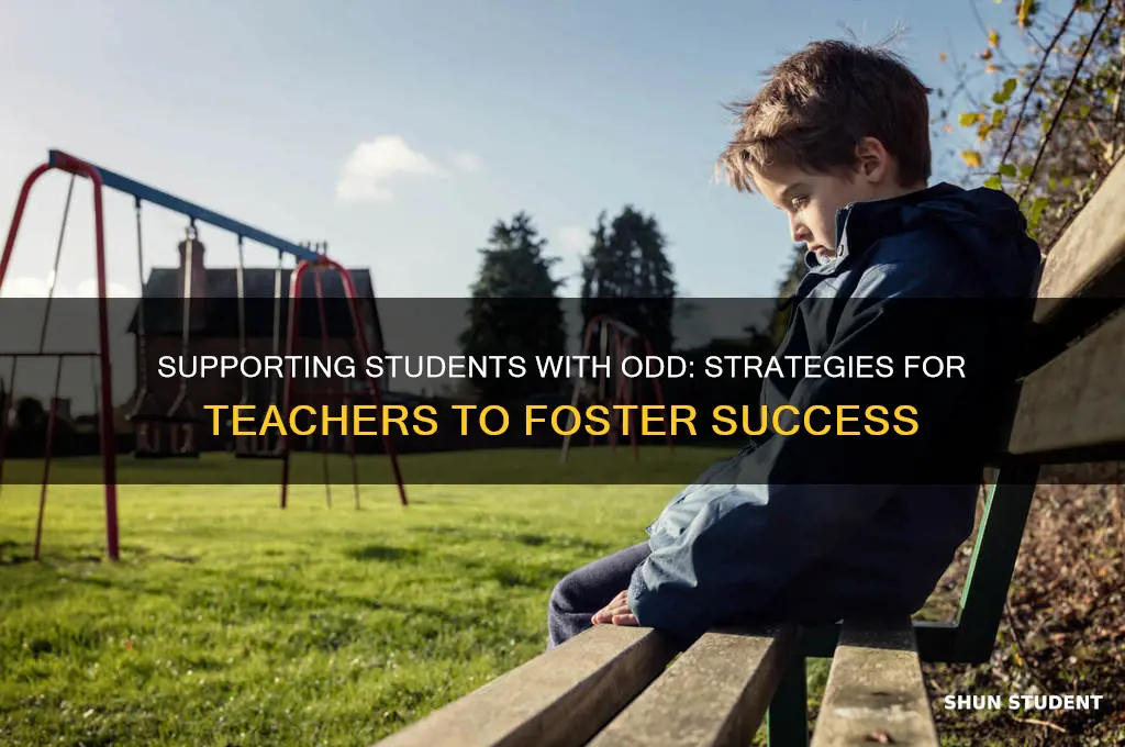 how can a teacher help a student with odd