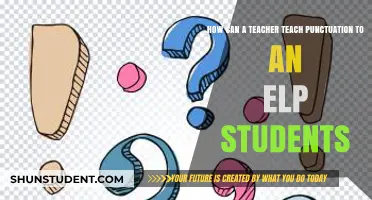 Effective Strategies for Teaching Punctuation to ELP Students