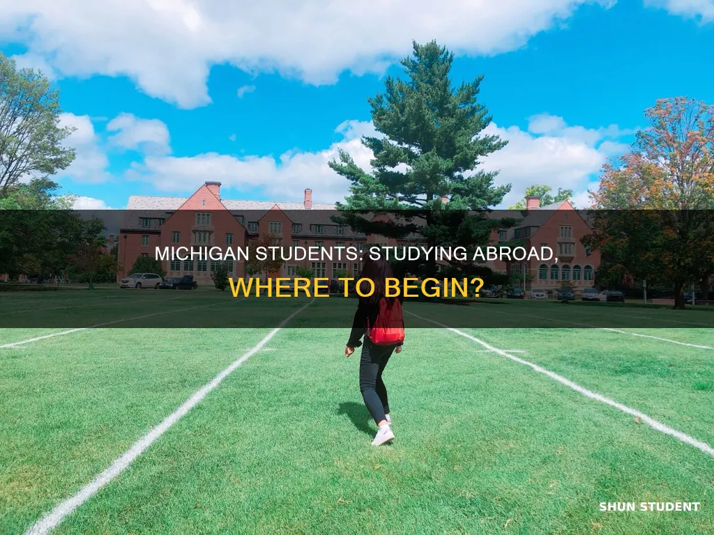 how can a university michgan student study abroad