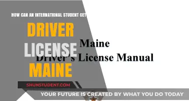 Getting a Driver's License in Maine as an International Student