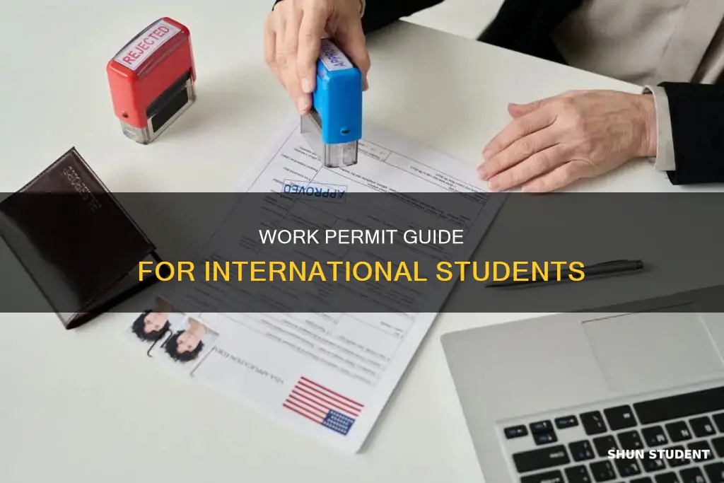 how can an international student get a work permit