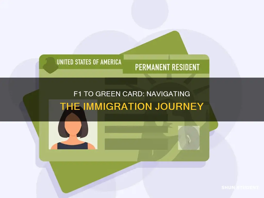 how can an international student go from f1 to greencard