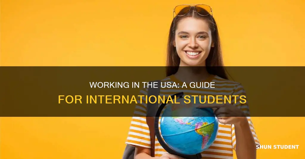 how can an international student in usa work