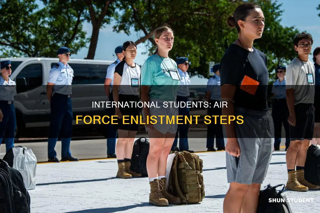 how can an international student join air foce