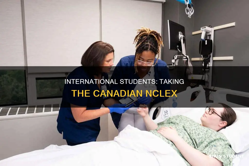 how can an international student take canadian nclex
