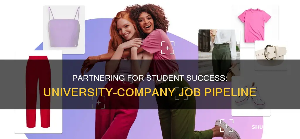 how can company partner with university help students find job