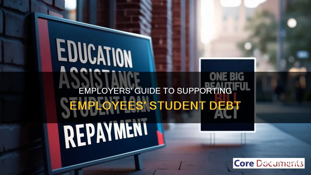 how can employers help pay student dept
