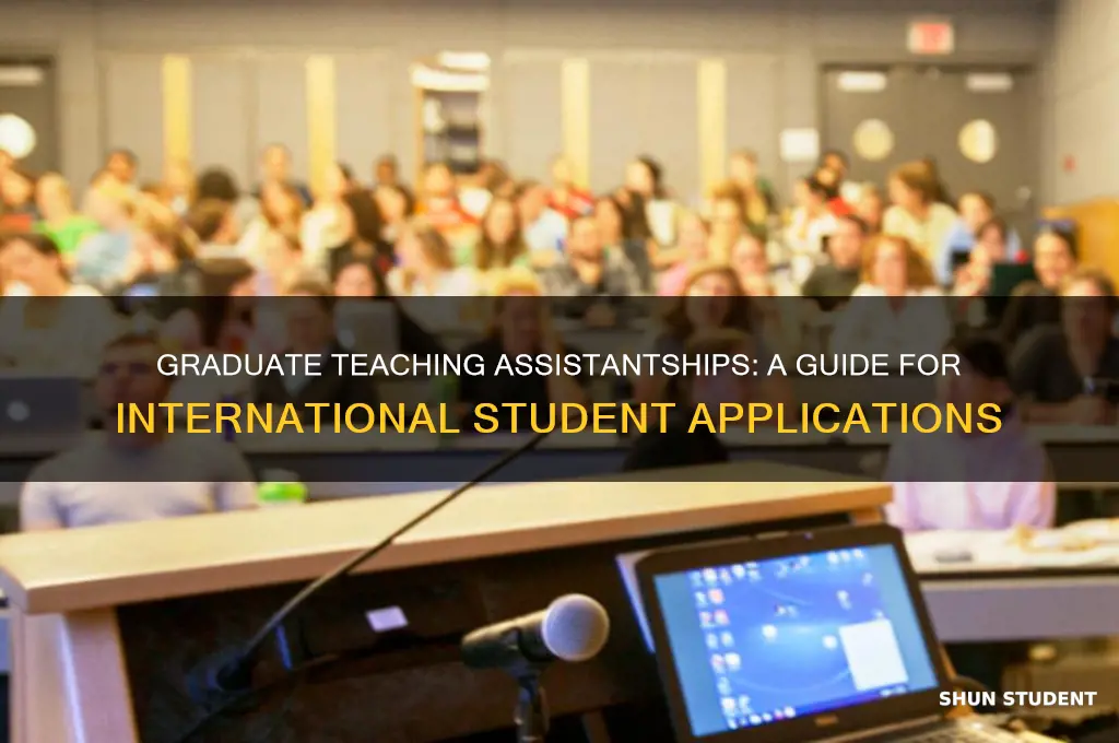 how can foreign students apply for graduate teaching assistanship