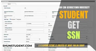 Get Your SSN as a Georgetown University Student