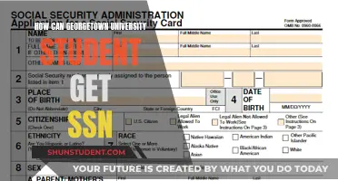 Get Your SSN as a Georgetown Student