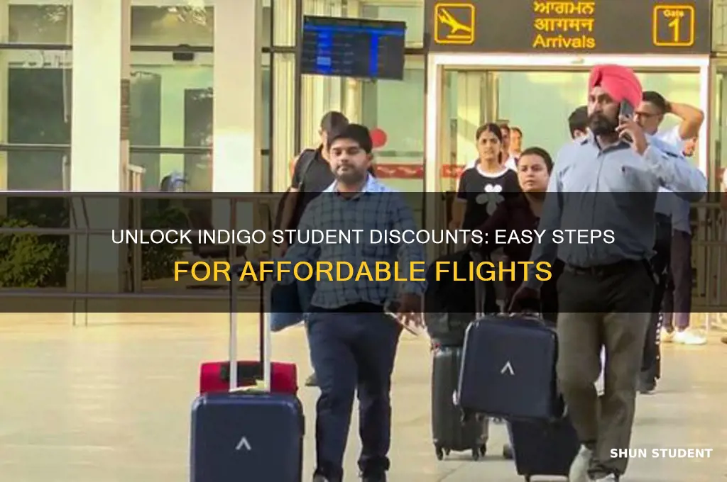 how can i avail student discount on indigo