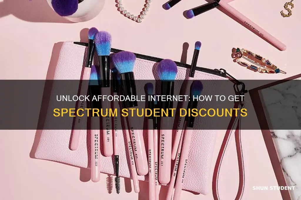 how can i get a student discount for spectrum internet
