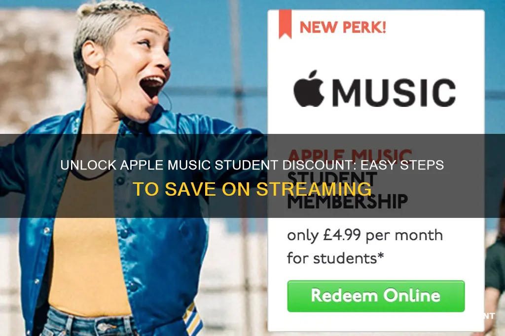 how can i get the student discount on apple music