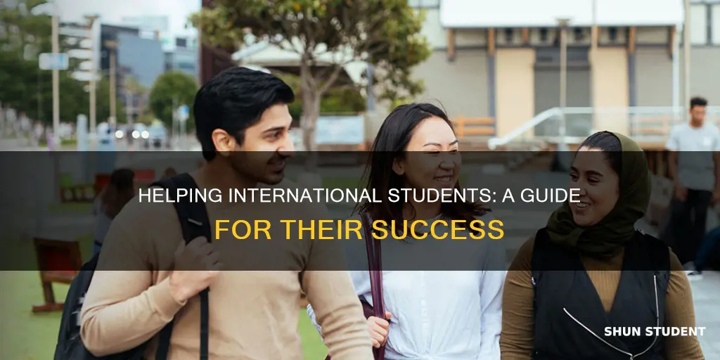 how can i help international students