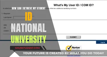 Retrieving Lost Student IDs at National University