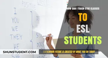 Teaching CTae Classes to ESL Students: Strategies for Effective Learning