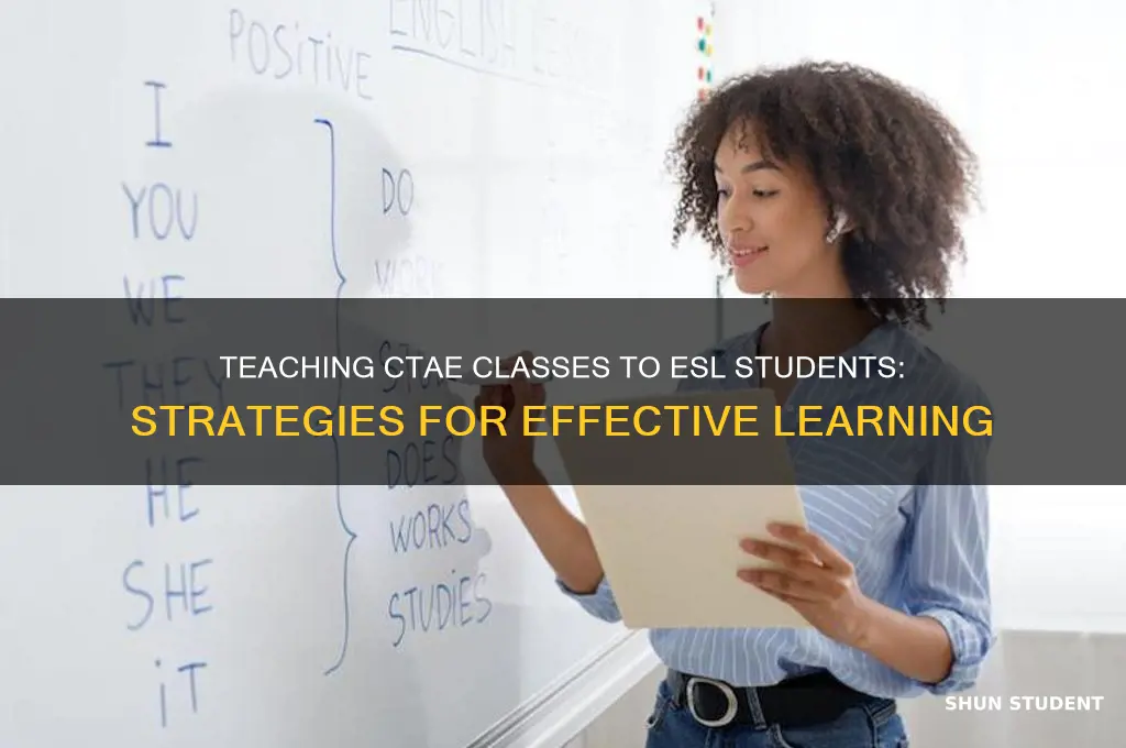 how can i teach ctae classes to esl students