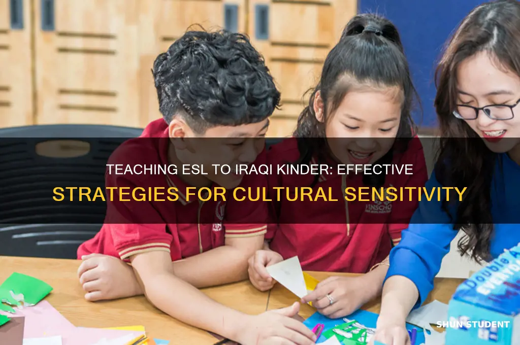 how can i teach esl student from iraq kinder