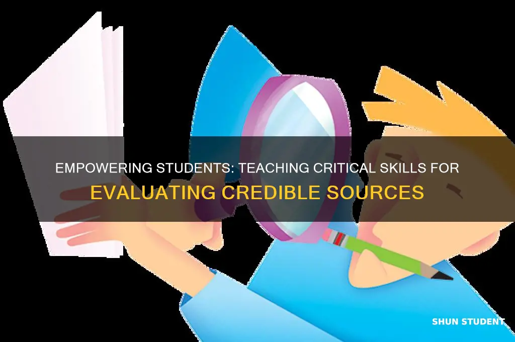 how can i teach my students about credible sources