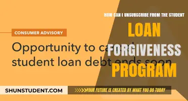 How to Unsubscribe from the Student Loan Forgiveness Program