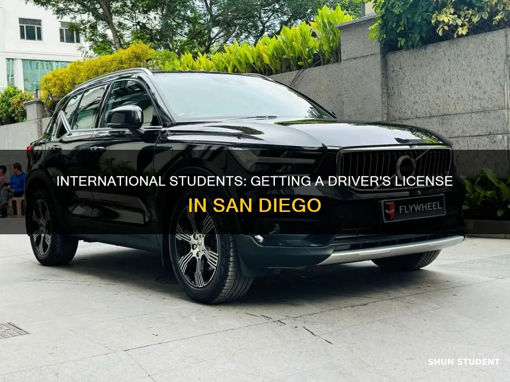 how can international student get driver license in san diego
