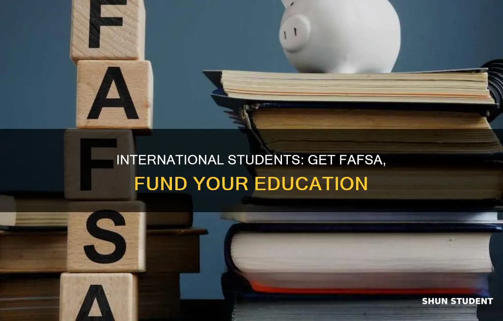how can international student get fafsa