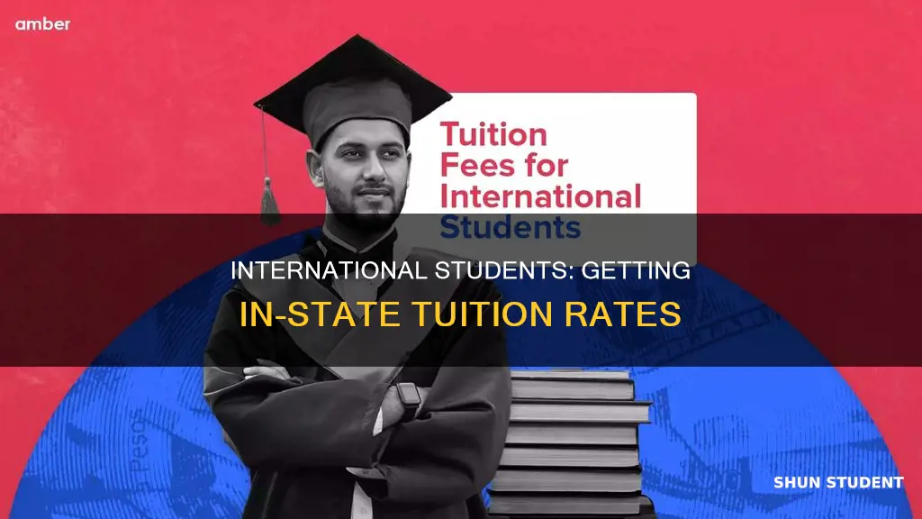 how can international student get in state tuition