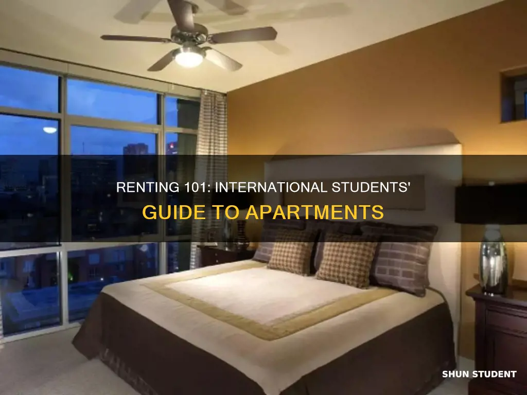 how can international student rent an apartment