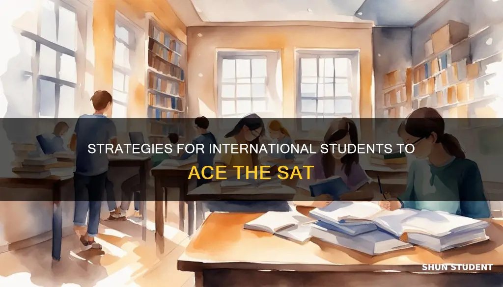 how can international students get a good sat score
