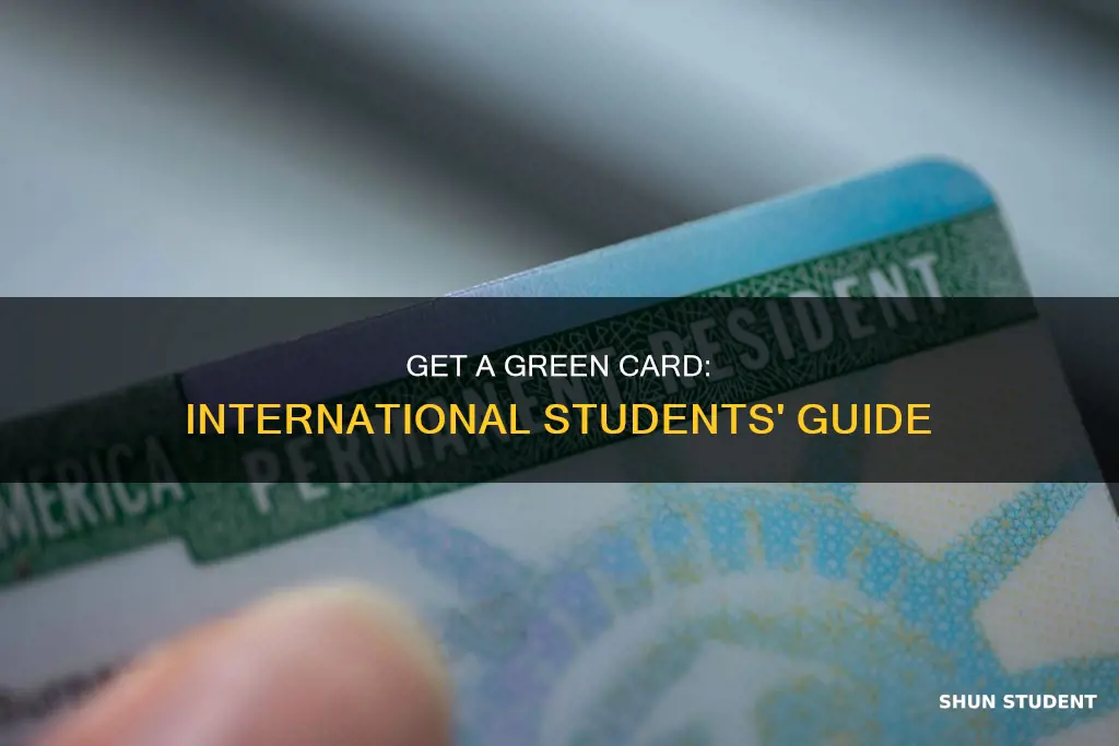 how can international students get a green car