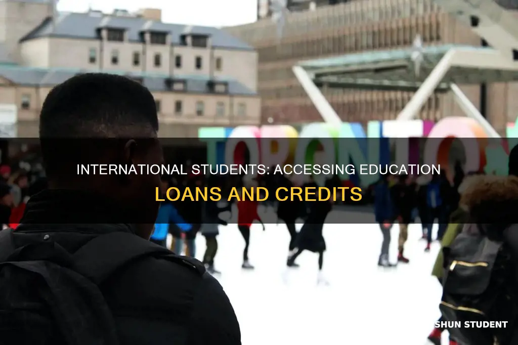 how can international students get education credit