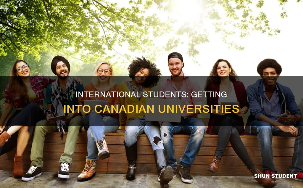 how can international students get into university in canada