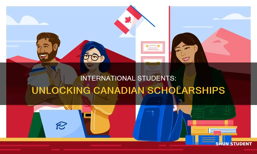 how can international students get scholarship in canada
