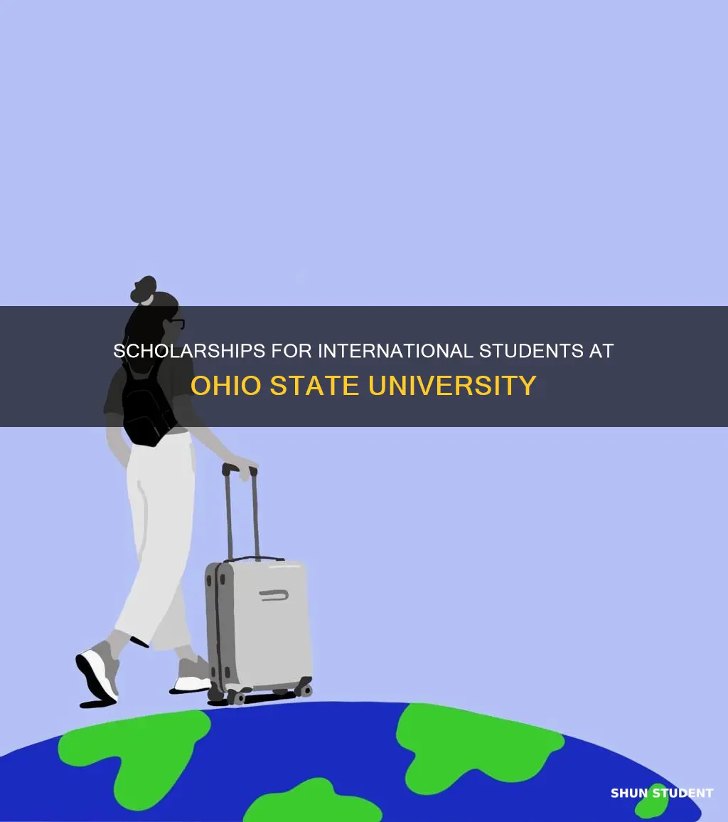 how can international students get scholarships in ohio state university
