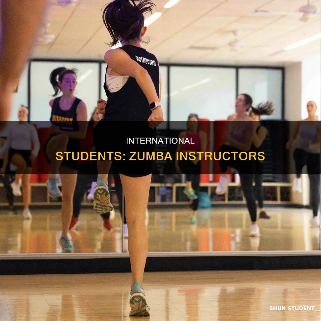 how can international students give zumba classes