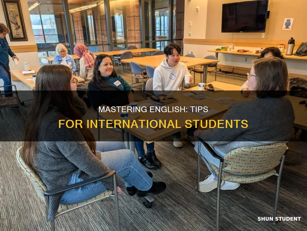 how can international students improve their english