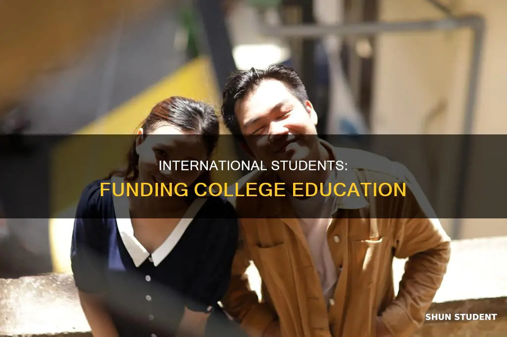 how can international students pay for college