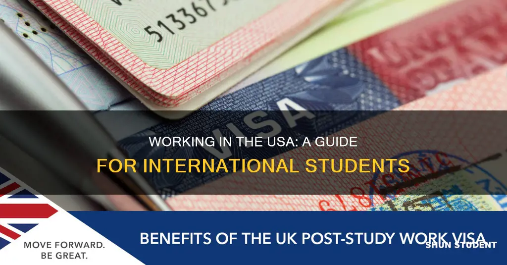 how can international students work in usa