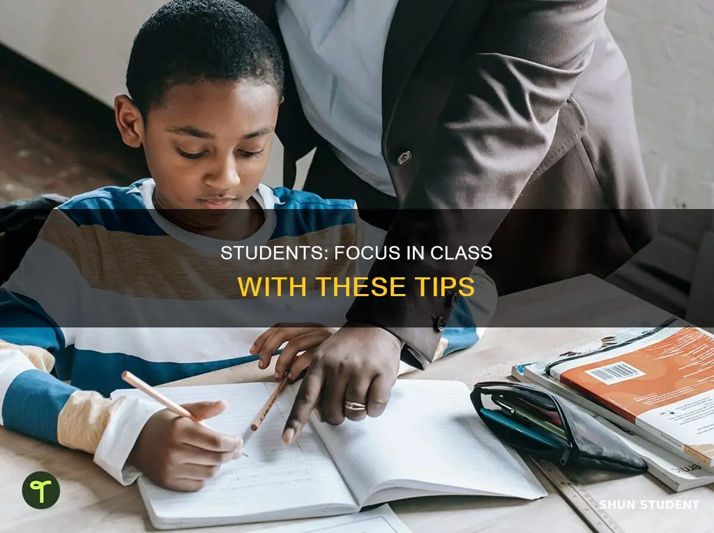 how can students pay attention in class