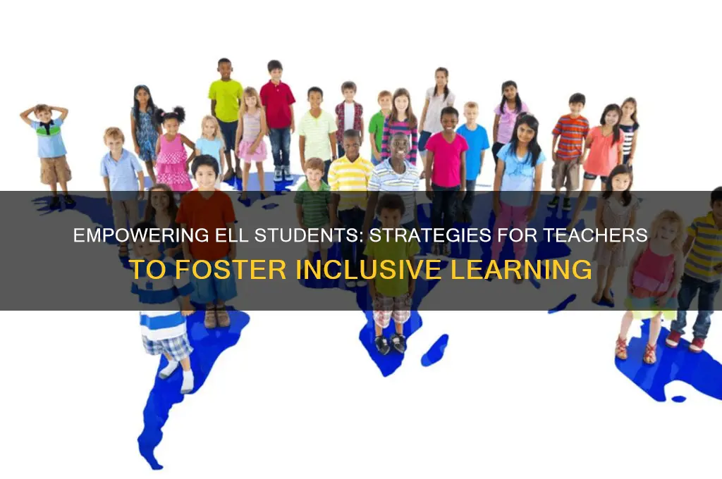 how can teacher meet the needs of ell students