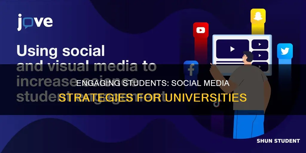 how can universities engage students on social media