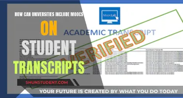 MOOCs on Transcripts: A University's Guide to Inclusion