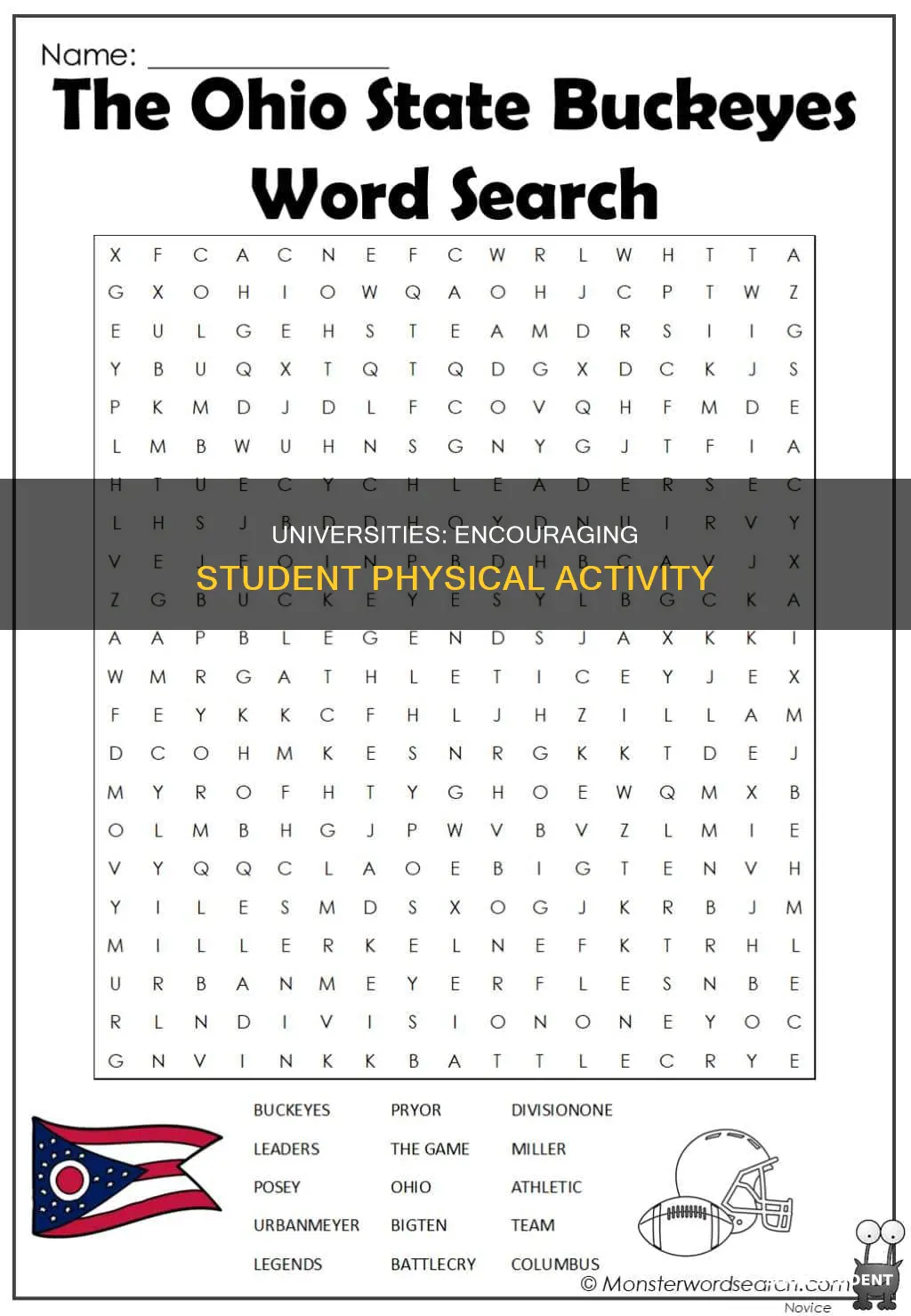 how can universities promote more physcial activity amongst students