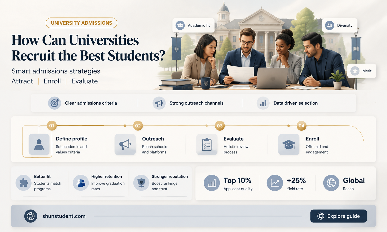 can a university recruit a student