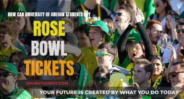 Get Your Rose Bowl Tickets, UO Students!