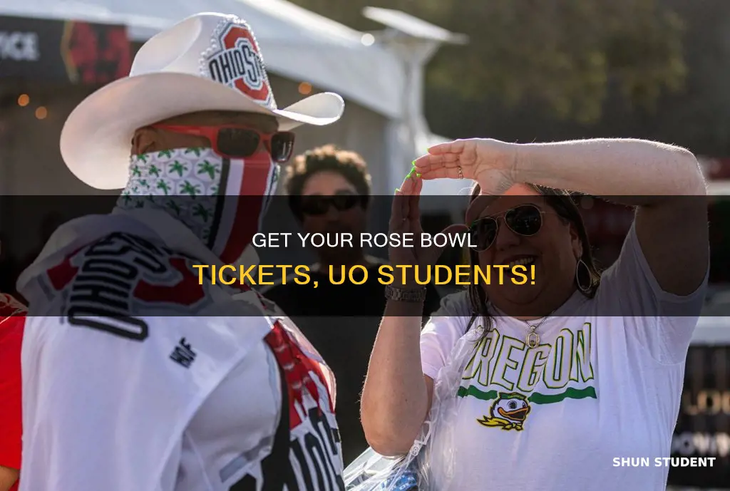 how can university of oregon students buy rose bowl tickets