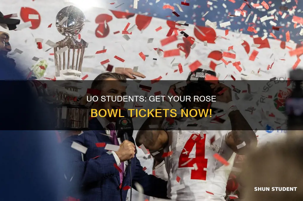 how can university of oregon students buy rose bowl tickets
