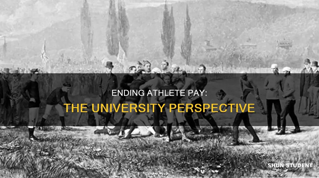 how can we stop universities from paying student athletes